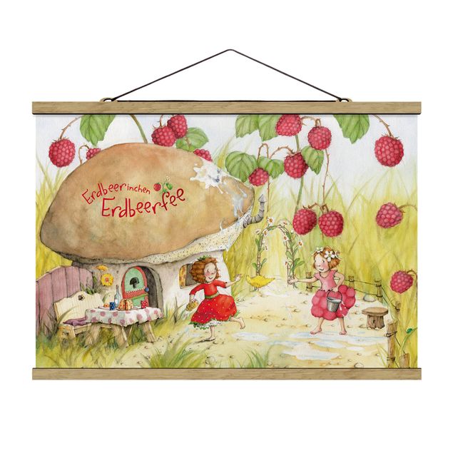 Cuadros de hadas Little Strawberry Strawberry Fairy - Under The Raspberry Bush