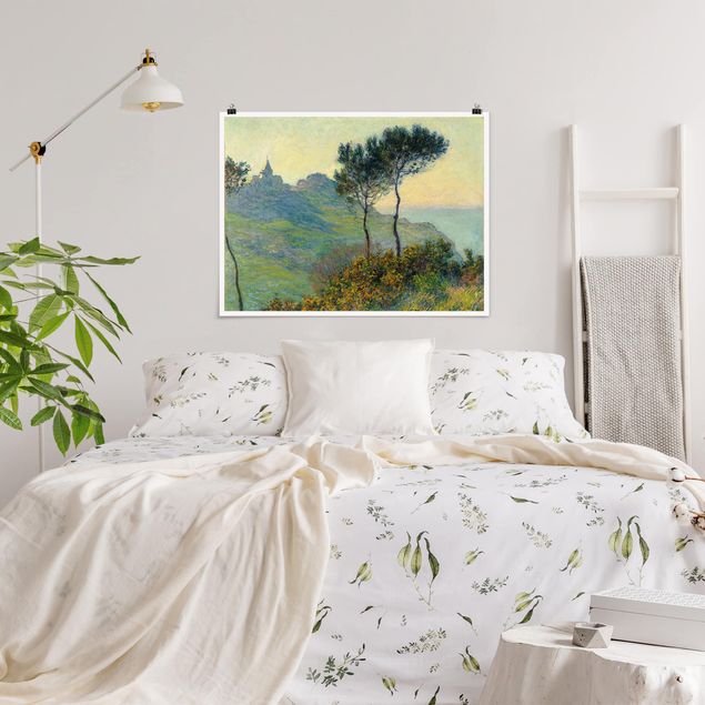 Reproducciones de cuadros Claude Monet - The Church Of Varengeville At Evening Sun