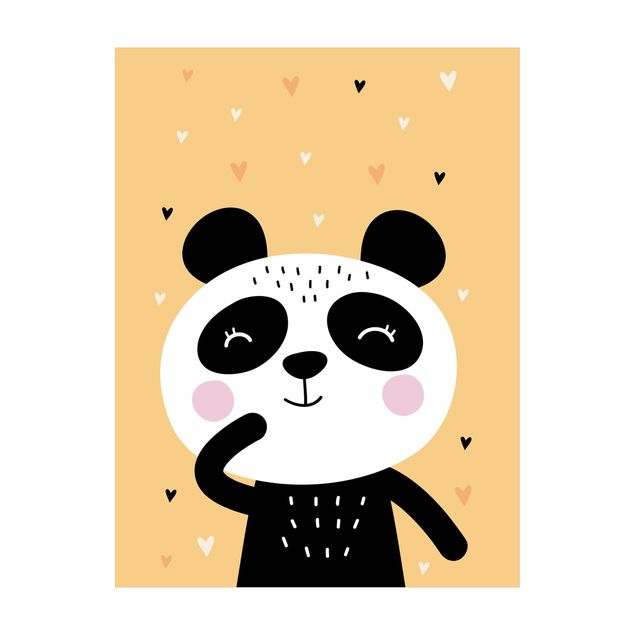 Alfombras de vinilo The Happiest Panda