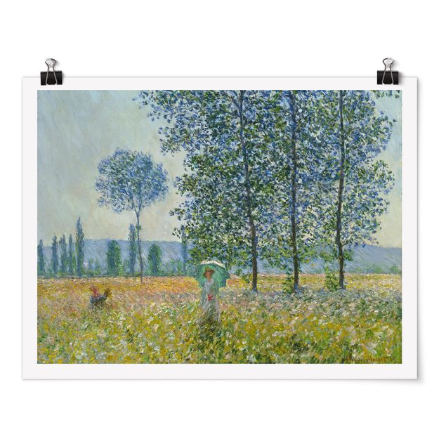Estilos artísticos Claude Monet - Fields In Spring
