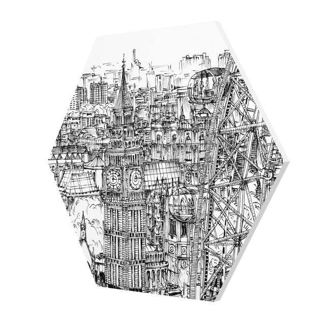 Cuadros decorativos City Study - London Eye