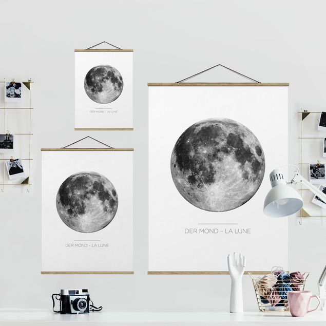 Cuadro de tela The Moon - La Lune