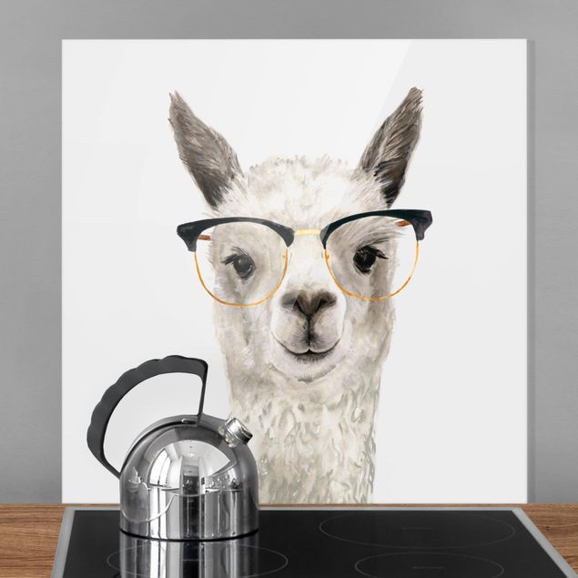 Decoración en la cocina Hip Lama With Glasses I