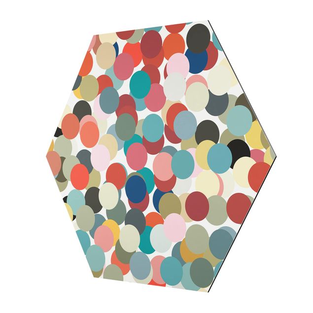 cuadros hexagonales Confetti