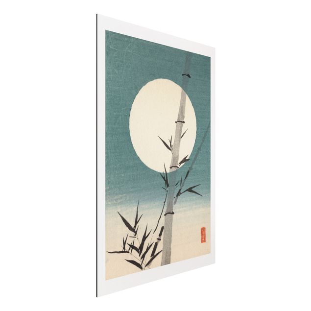 Decoración cocina Japanese Drawing Bamboo And Moon