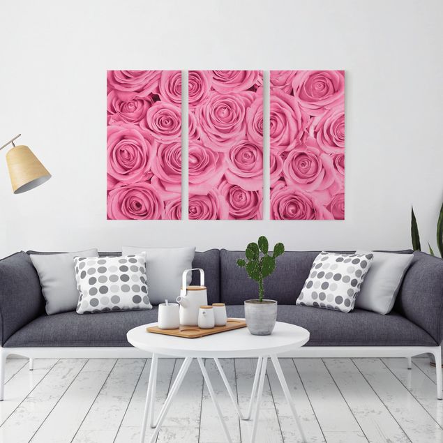 Cuadros en lienzo de flores Pink Roses