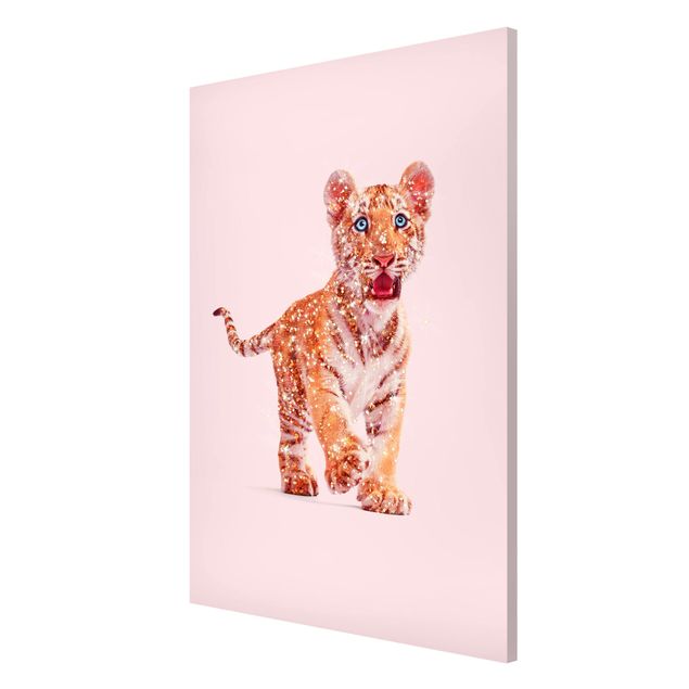Tableros magnéticos animales Tiger With Glitter