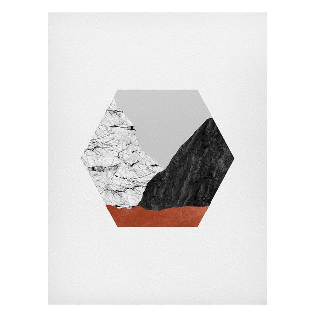 Cuadros famosos Copper Mountains Hexagonal Geometry