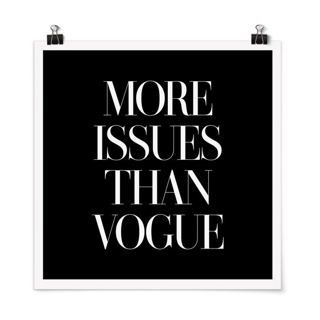 Láminas frases More Issues Than Vogue