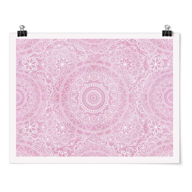 Cuadros mandalas Pattern Mandala Light Pink