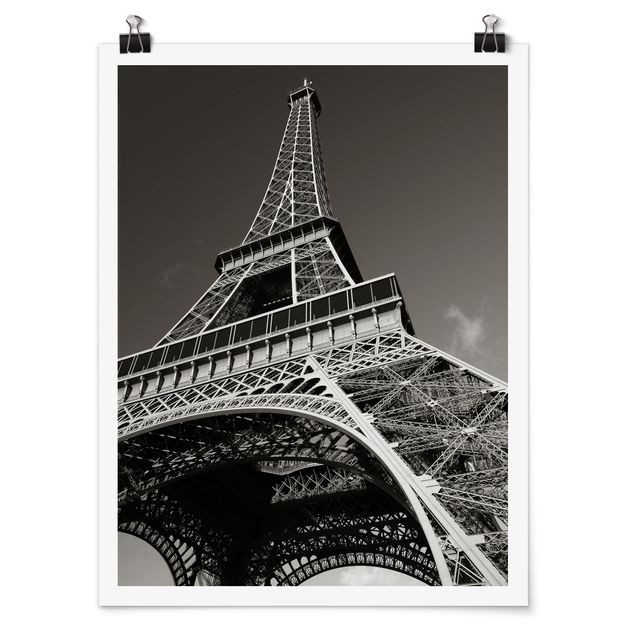 Láminas blanco y negro para enmarcar Eiffel tower