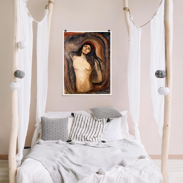 Estilo artístico Post Impresionismo Edvard Munch - Madonna