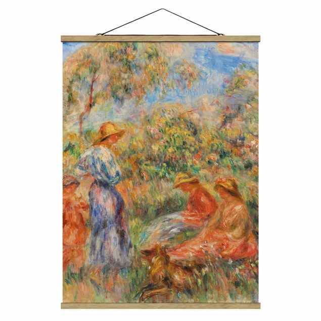 Estilos artísticos Auguste Renoir - Three Women and Child in a Landscape
