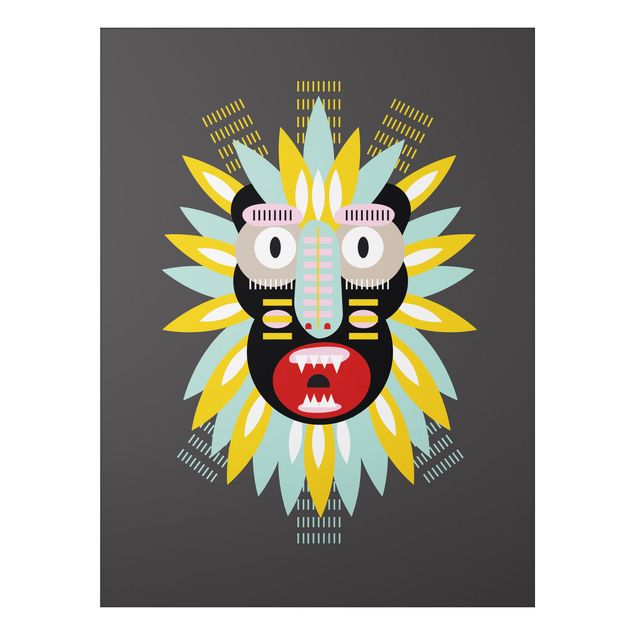 Cuadros de la india Collage Ethnic Mask - King Kong
