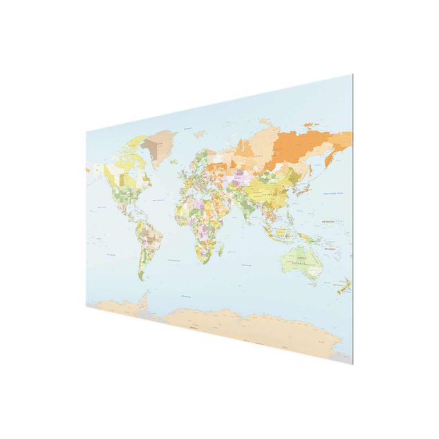 Cuadros Political World Map