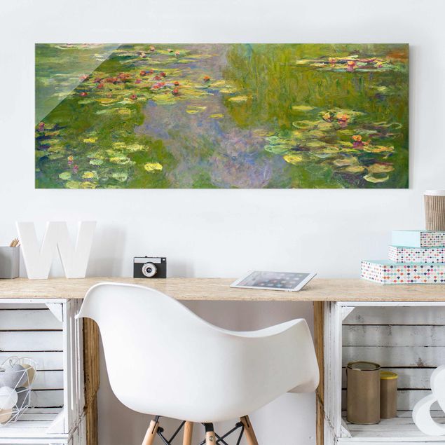 Cuadros de flores Claude Monet - Green Waterlilies