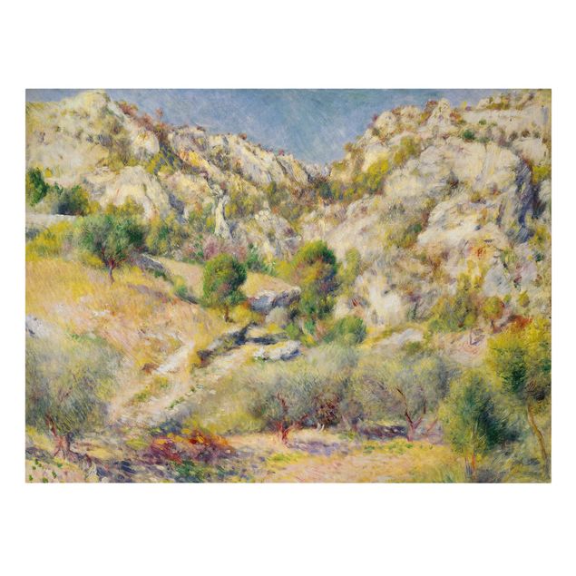 Lienzos de montañas Auguste Renoir - Rock At Estaque