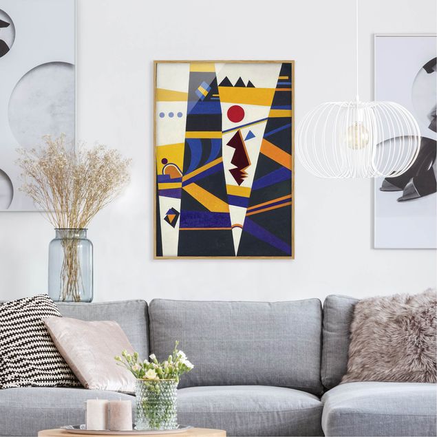 Pósters enmarcados de cuadros famosos Wassily Kandinsky - Binding