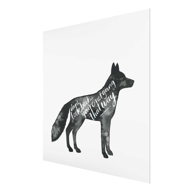 Tableros magnéticos de vidrio Animals With Wisdom - Fox