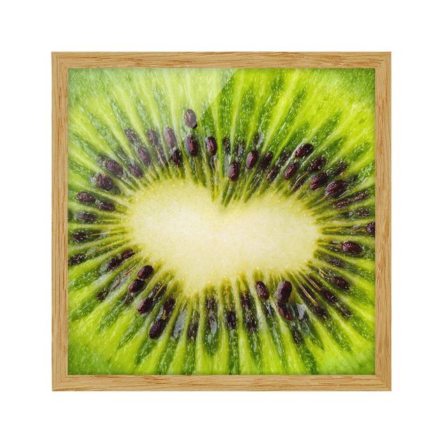 Cuadros verdes Kiwi Heart
