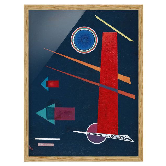 Reproducciones de cuadros Wassily Kandinsky - Powerful Red