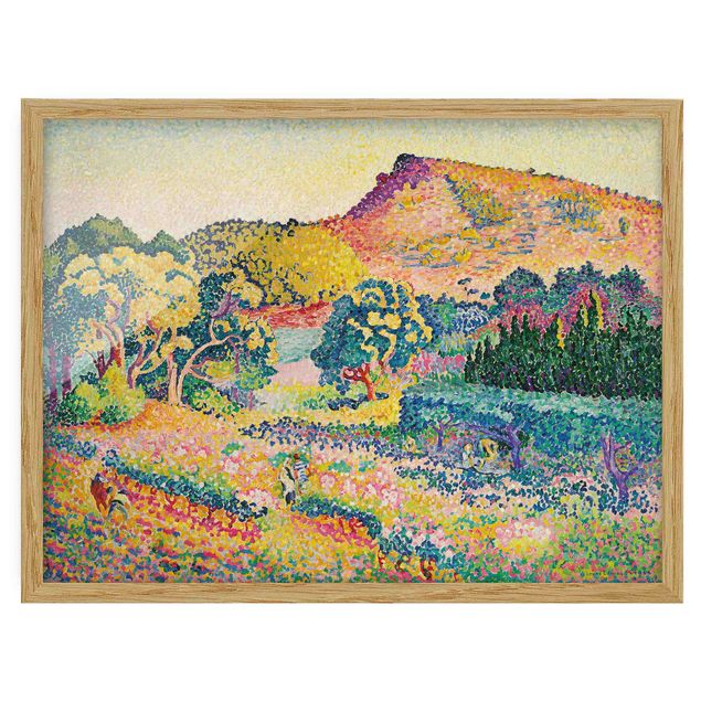 Estilo artístico Post Impresionismo Henri Edmond Cross - Landscape With Le Cap Nègre