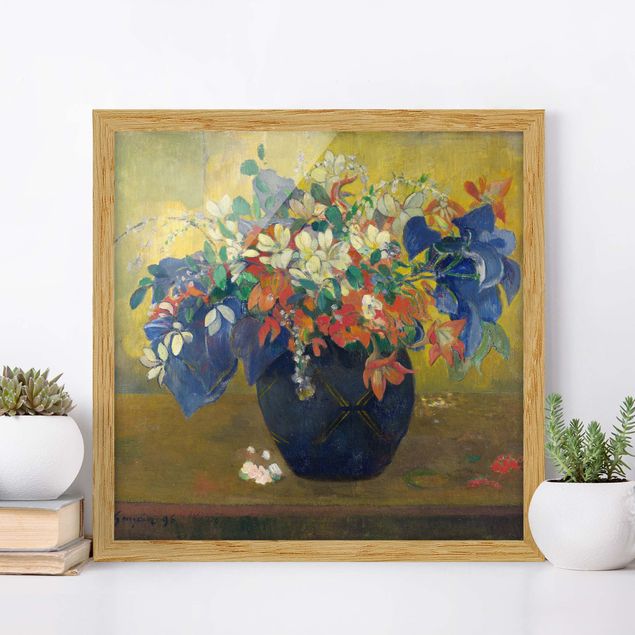Cuadros impresionistas Paul Gauguin - Flowers in a Vase