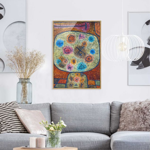 Láminas cuadros famosos Paul Klee - Flowers in Stone
