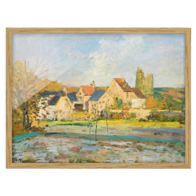 Cuadros puntillismo Camille Pissarro - Landscape Near Pontoise