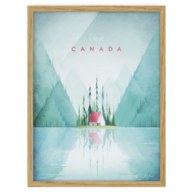 Cuadros paisajes Travel Poster - Canada