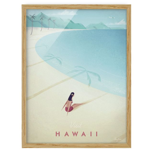 Cuadros de paisajes naturales  Travel Poster - Hawaii