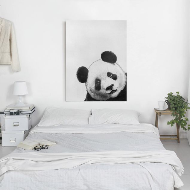 Cuadros de osos Illustration Panda Black And White Drawing