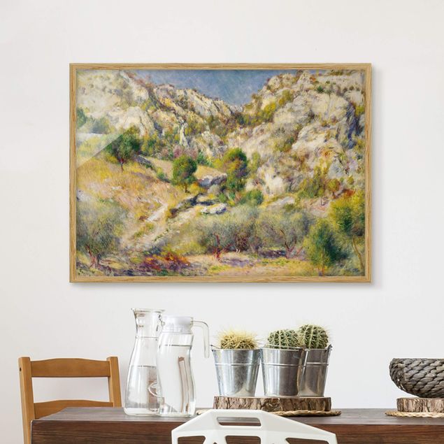Decoración de cocinas Auguste Renoir - Rock At Estaque