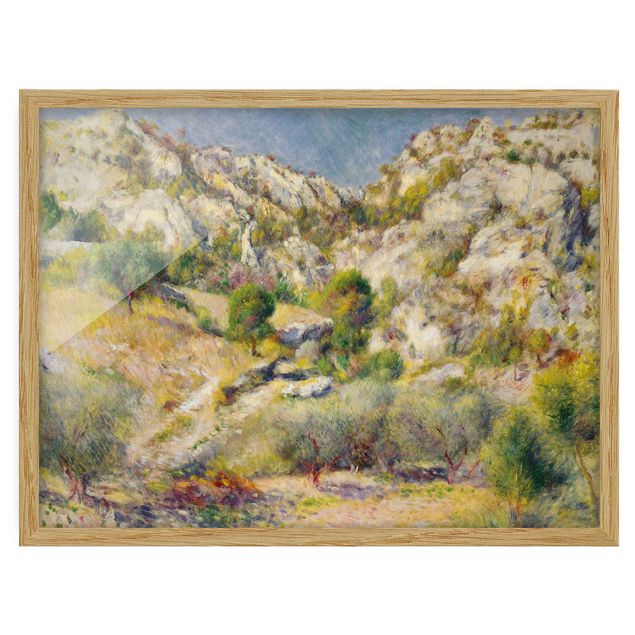Reproducciones de cuadros Auguste Renoir - Rock At Estaque