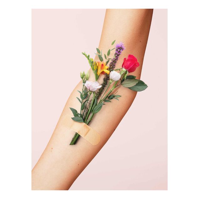 Cuadros de flores modernos Arm With Flowers