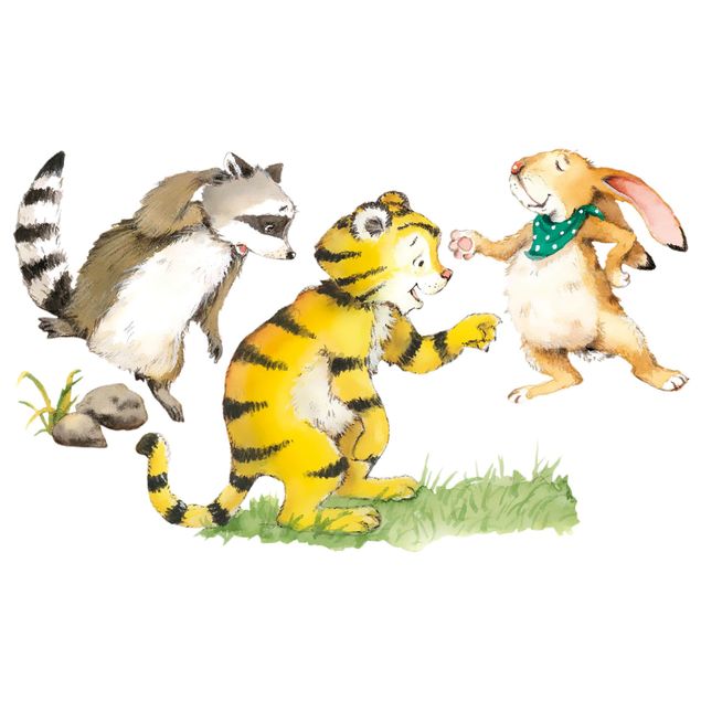 Vinilo animales del bosque Little Tiger - Friends Mega Set