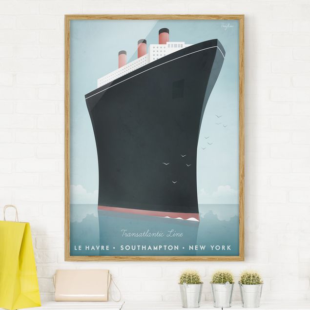 Decoración en la cocina Travel Poster - Cruise Ship