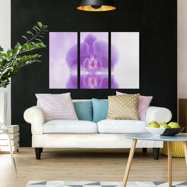 Decoración de cocinas Purple Orchid On Water