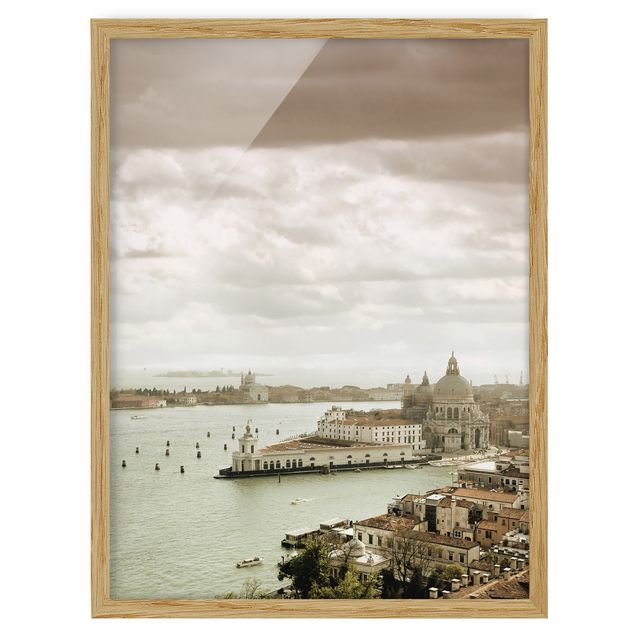 Pósters enmarcados vintage Lagoon Of Venice