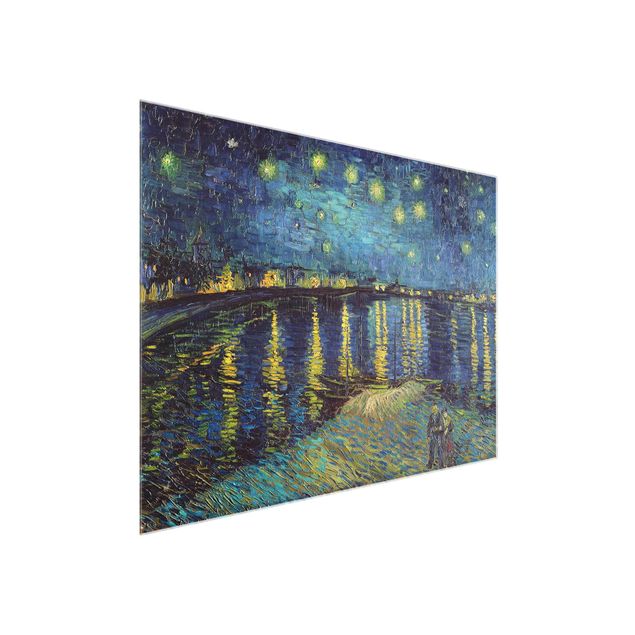 Cuadros puntillismo Vincent Van Gogh - Starry Night Over The Rhone