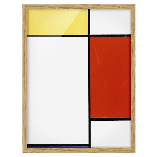 Cuadros famosos Piet Mondrian - Composition I