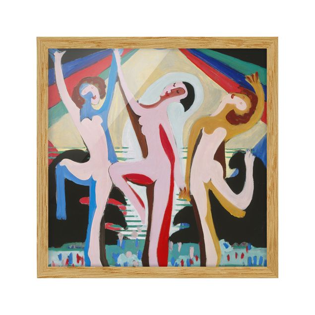 Estilos artísticos Ernst Ludwig Kirchner - colour Dance