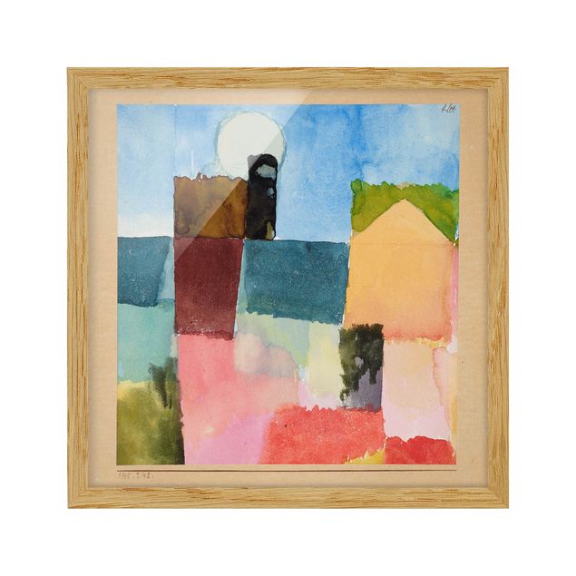 Estilos artísticos Paul Klee - Moonrise (St. Germain)