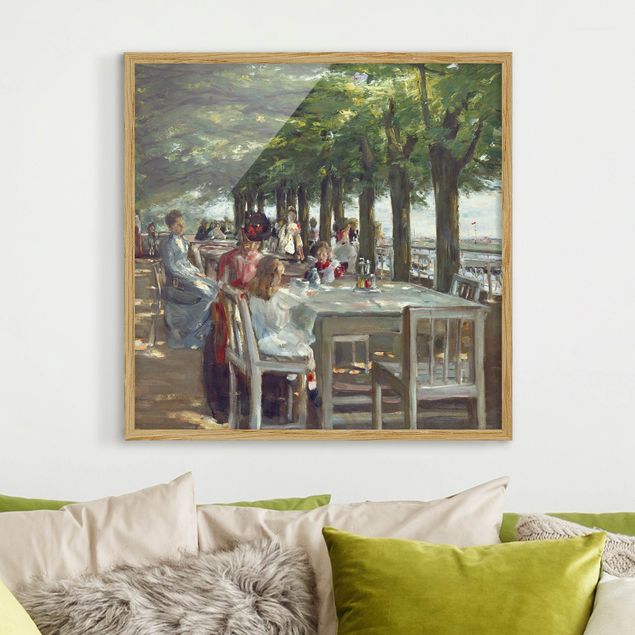 Cuadros impresionistas Max Liebermann - The Restaurant Terrace Jacob
