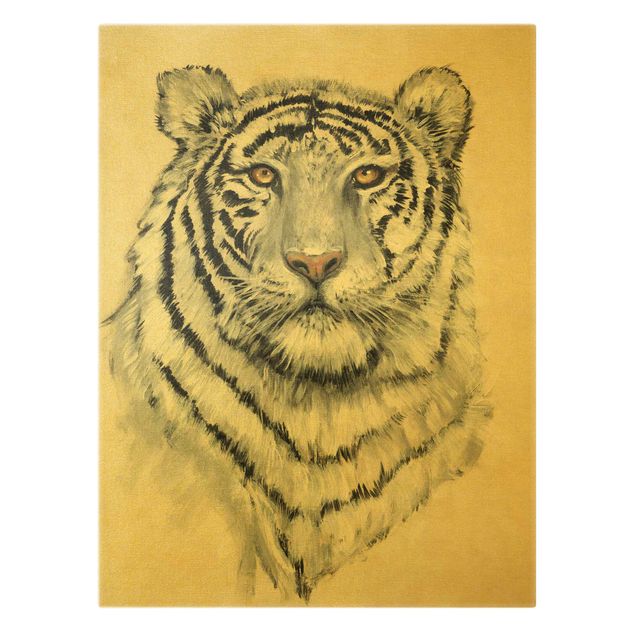 Cuadros modernos Portrait White Tiger I