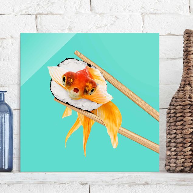 Cuadros Sushi With Goldfish