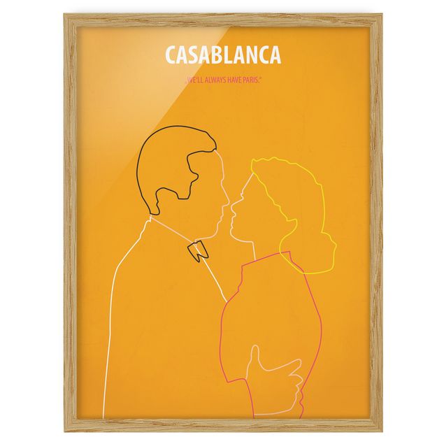 Cuadros famosos Film Poster Casablanca