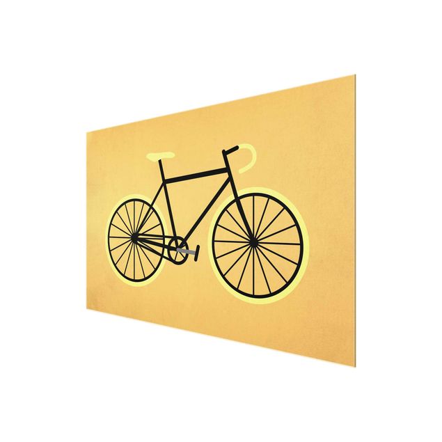 Cuadros de Kubistika Bicycle In Yellow