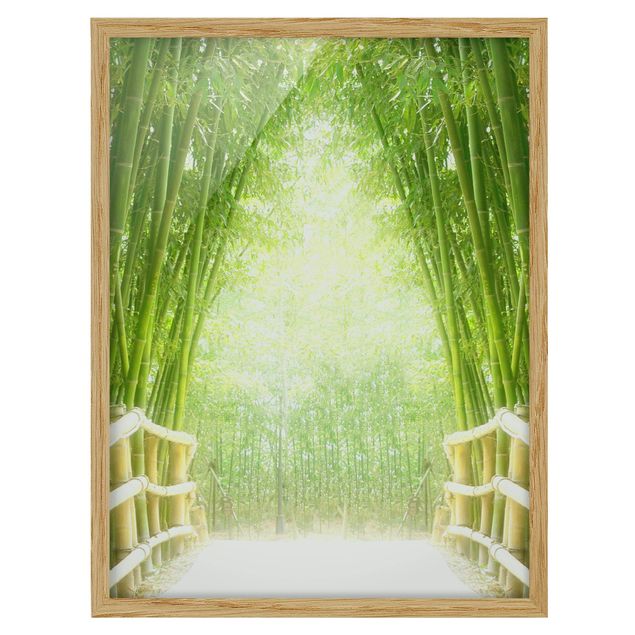 Cuadros de paisajes naturales  Bamboo Way