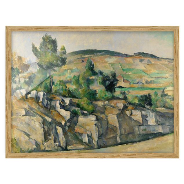 Estilo artístico Post Impresionismo Paul Cézanne - Hillside In Provence
